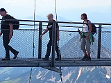 Auf der Hängebrücke