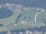 Man kann unser Hotel von oben erkennen