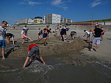 Bau des Sandschiffs