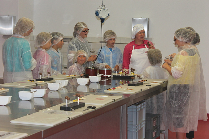 Besuch in der Nougat-Fabrik