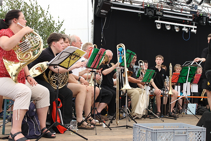 Auf der Brotteröder Kirmes, gleich geht