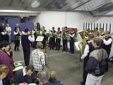 Gern gehörte Gäste: Die Brass-Band aus
Genadendal in Südafrika