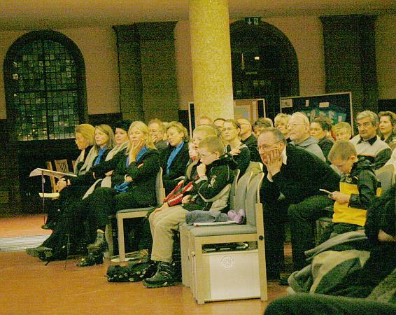 Junge künftige Jazzliebhaber